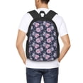 thumbnail image 6 of Balery Flowers Backpack for Men and Women - Durable 600D Oxford Cloth -Large Capacity, Water-Resistant School, Travel, and Hiking Bag, 6 of 9