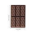 thumbnail image 2 of Meitianfacai Food Grade Chocolate Chocolate Rectangular Baking Tool, 2 of 5