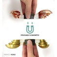 thumbnail image 4 of French KOKO 9-Piece Gold Measuring Cups and Spoons Set Magnetic Stacking Spoons and Stackable Measuring Cups Kitchen Gadgets Cooking Accessories - Gold, 4 of 6