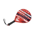 thumbnail image 4 of jinwen Paddle Tennis Racket Compact Beach Tennis Racket for Training Outdoor Sports Red, 4 of 9