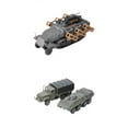 thumbnail image 1 of 3 piezas 1/72 escala montaje M35 camión y modelo de tanque -80 Macarena Tanques en miniatura, 1 of 8
