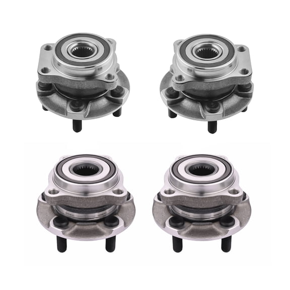 Set of 4 Front-Rear Wheel Hub Bearing Assembly For 2014-2018 Subaru Forester