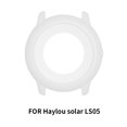 thumbnail image 3 of Monstrate Funda protectora para reloj inteligente, funda protectora de silicona para reloj, carcasa protectora para reloj, marco para Solar LS05 Relojes inteligentes blanco, 3 of 6