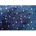 thumbnail image 4 of oneOone Cotton Silk Blue Fabric Snowflake,Star & Tree Sewing Craft Projects Fabric Prints By Yard 42 Inch Wide, 4 of 4