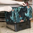 thumbnail image 7 of Haiem Black Panther Floral Illustration Print Toaster Covers 4 Slice Wide Slot,Bread Dust Cover & Fingerprint Protection,Bread Machine Cover,Appliance Covers, 7 of 7