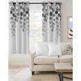 thumbnail image 2 of Gray Eucalyptus Leaves Blackout Curtains 72 Inches Long for Bedroom, Watercolor Floral Leaf Plants Thermal Insulated Room Darkening Black Out Window Curtain Panels Grommet Drapes for Living Room, 2 of 8