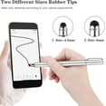thumbnail image 5 of Touch Screen Pen Stylus for Lenovo Tab P12 Pro, Tab P12 - Fiber Tip Aluminum Lightweight Silver Color, 5 of 6