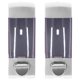 thumbnail image 1 of EeaseMX Dispensador de jabón de pared para ducha, champú y accesorios de baño, 2 unidades, 1 of 8