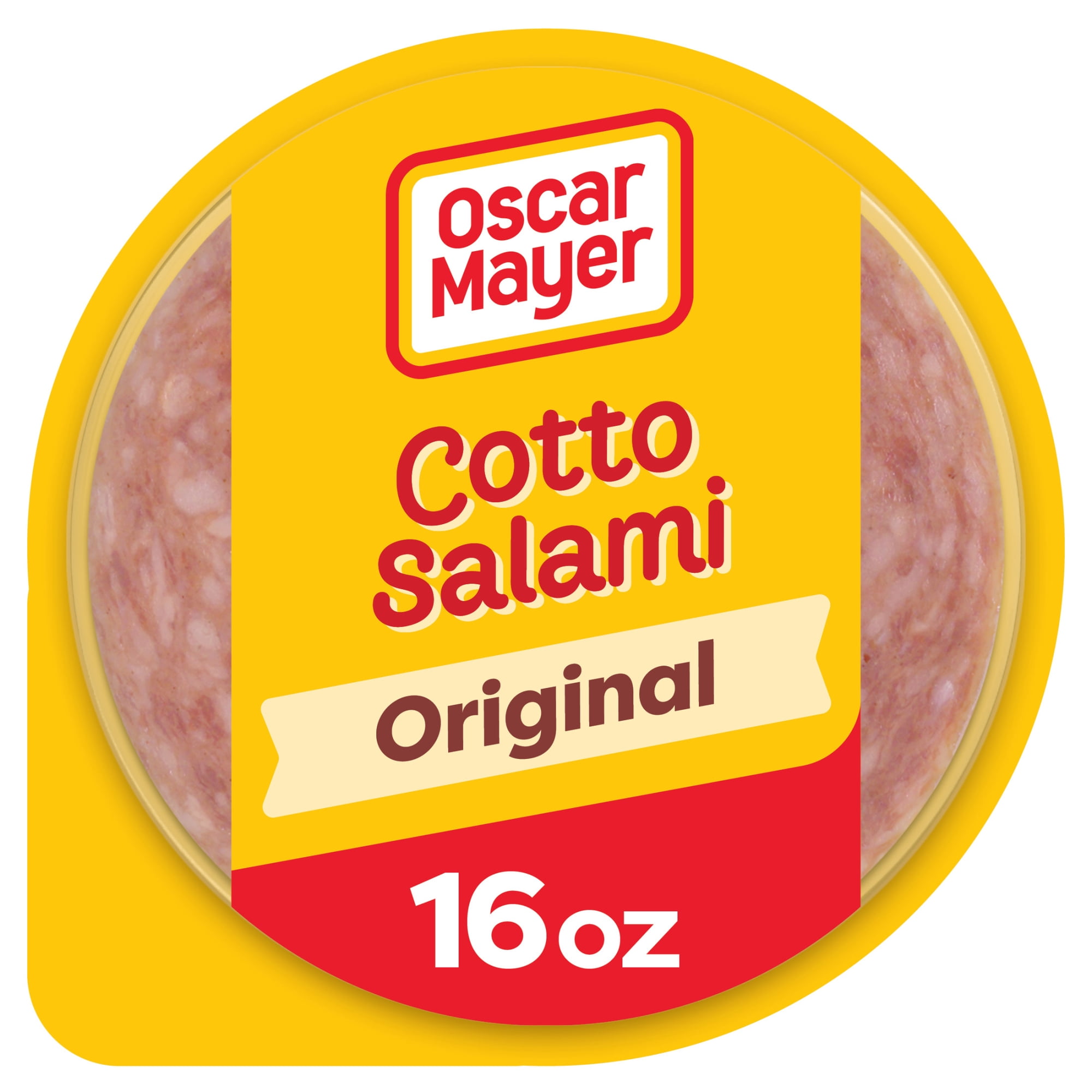 Oscar Mayer Cotto Salami Sliced Lunch Meat, for Sandwiches and Easy Lunches, Quality Meat, No Fillers, 16 oz