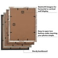 thumbnail image 7 of Americanflat 11" x 14" Picture Frame Set with Mat - Perfect for Farmhouse Decor - Rustic Lodge - 4 Pack, 7 of 7