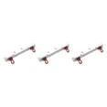 thumbnail image 2 of mmirethe Durable RC Metal Rear Bumper with Strong Shackles for ZP1001 ZP1002 ZP1003 1/10 RC Car Accessories Silver 141mm 3Set, 2 of 6
