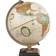 12" Antique World Classic Globe with square base 12"/30cm diameter