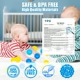 thumbnail image 4 of 2.2 Inch Ball Pit Balls (200/500/1000 Pcs) - Non-Toxic Phthalate Free BPA Free, Soft Plastic Play Balls for Toddlers Kids 1-3, Baby Playpen, Indoor Games, Pool, Pets, 4 of 7