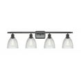 thumbnail image 1 of 516-4W-BK-G382-LED-Innovations Lighting-Castile-14W 4 LED Bath Vanity in Industrial Style-36 Inches Wide by 11 Inches High   Matte Black Finish with, 1 of 1