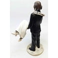 thumbnail image 2 of LOVE NEVER DIES BRIDE AND GROOM MODERN WEDDING STATUE SCULPTURE ETERNAL ROMANCE, 2 of 4