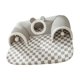 thumbnail image 3 of Túnel para gatos en forma de U, interactivo, lavable, para animales pequeños, escondite, caseta de juego gris M, 3 of 9