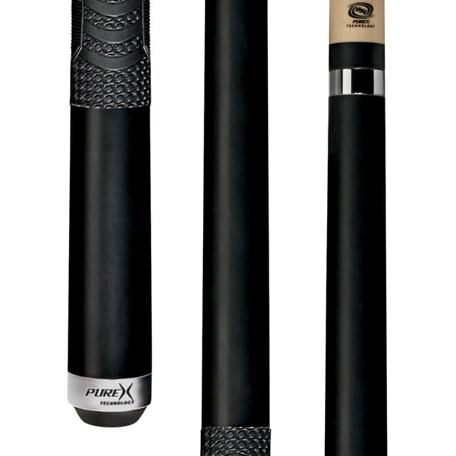 Pure X HXTC13 19oz Matte Black Pool Cue with MZ Multi-Zone Grip