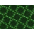 thumbnail image 1 of Ahgly Company Machine Washable Indoor Rectangle Transitional Green Area Rugs, 4' x 6', 1 of 7
