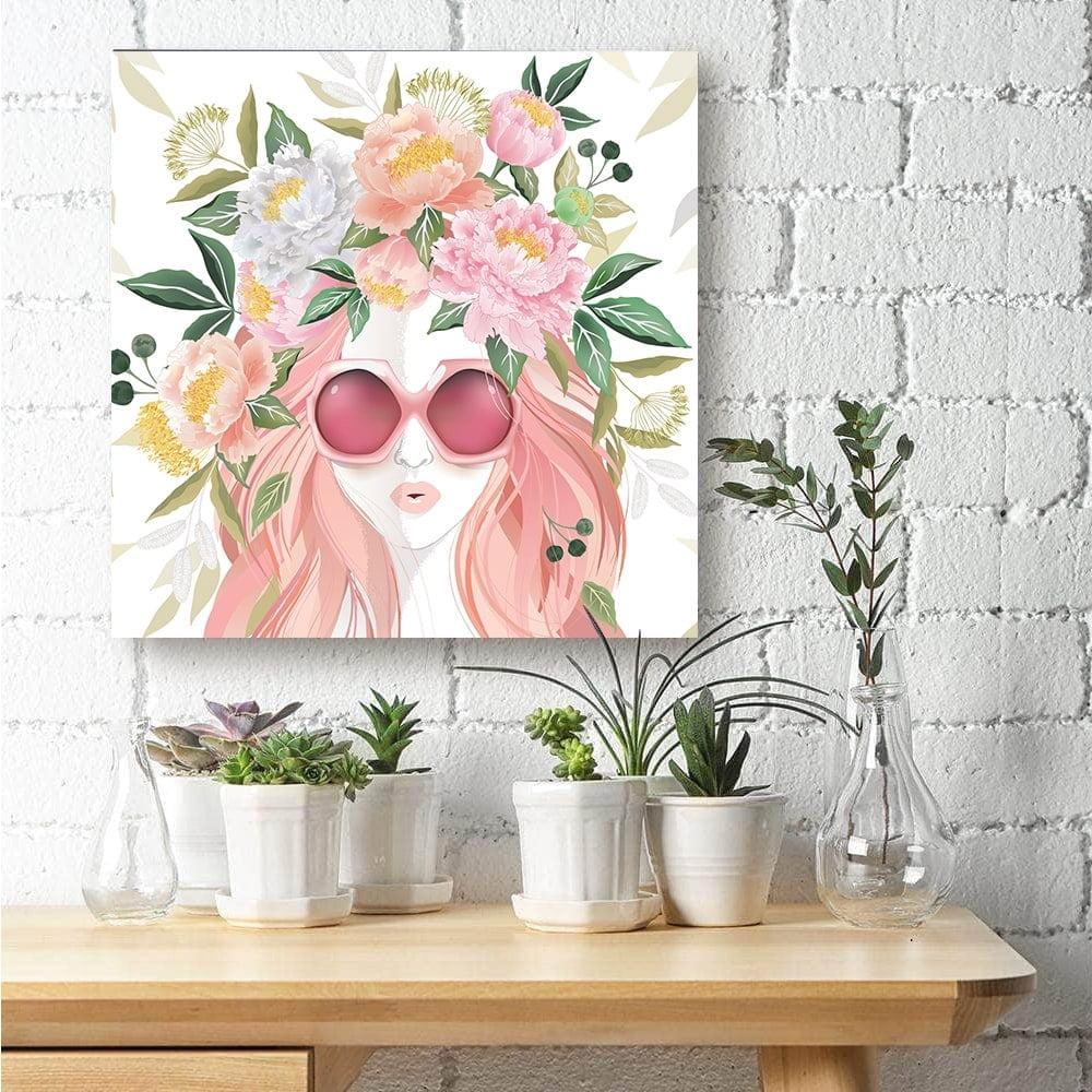 Beauty from Within Flowerhead -14"x14" Canvas Artwork 20 x 30