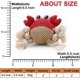 thumbnail image 4 of Juguetes para perros pequeños y medianos, juguetes para masticar perros de peluche chirriantes para el aburrimiento, juguetes de cuerda resistentes y duraderos para cachorros, juguetes de peluche, 4 of 5