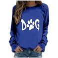 thumbnail image 2 of Aloohaidyvio Hoodies for Women,Womens Round Neck Top Casual Personalized Printing Slimming Long Sleeves, 2 of 4