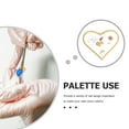 thumbnail image 6 of IBASETOY Nail Art Palette Heart Shape Resin Material Nail Art Supplies Mixing Palette Display Holder, 6 of 8