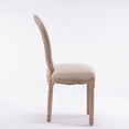 thumbnail image 6 of Solid Wood Frame Rattan Back Dining Chairs / Ideal for Kitchen Dining, 6 of 7
