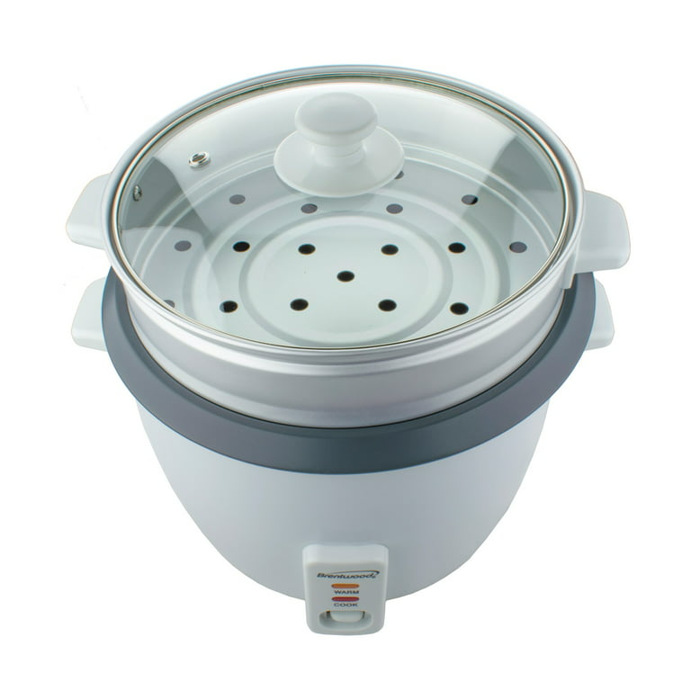 Rice Cooker 16 Cups Cooked (8 Cups Uncooked) with Steaming Basket