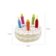 thumbnail image 3 of Juguete chirriante de pastel de cumpleaños para perro | Peluche de algodón suave y masticable | Juguete de peluche seguro y no tóxico | Colores azul y blanco | Perfecto para fiestas de cumpl, 3 of 5
