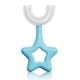 thumbnail image 2 of Toystoory Cepillo de dientes de mano suave de silicona para bebés en forma de U cepillo de limpieza de dientes para niños hogar chico dientes Suministros de limpieza para el hogar azul S, 2 of 6
