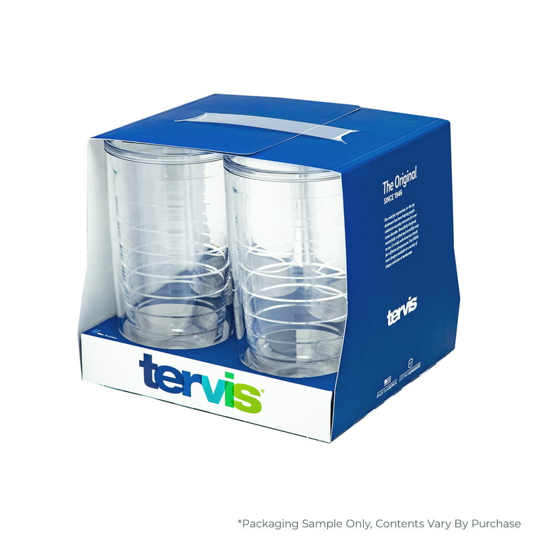 Tervis 16oz Clear Tumbler 4 Pack