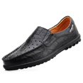 thumbnail image 1 of Zapatos casuales de cuero para hombre de primavera y otoño, zapatos de piel de vaca británica de talla grande, zapatos de hombre de moda, 1 of 6