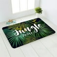 thumbnail image 3 of Tropical Palm Leaf Cactus a Pattern Door Mat Flannel Carpet Doormat Indoor Floor Mats Anti-Slip Rug, 3 of 6