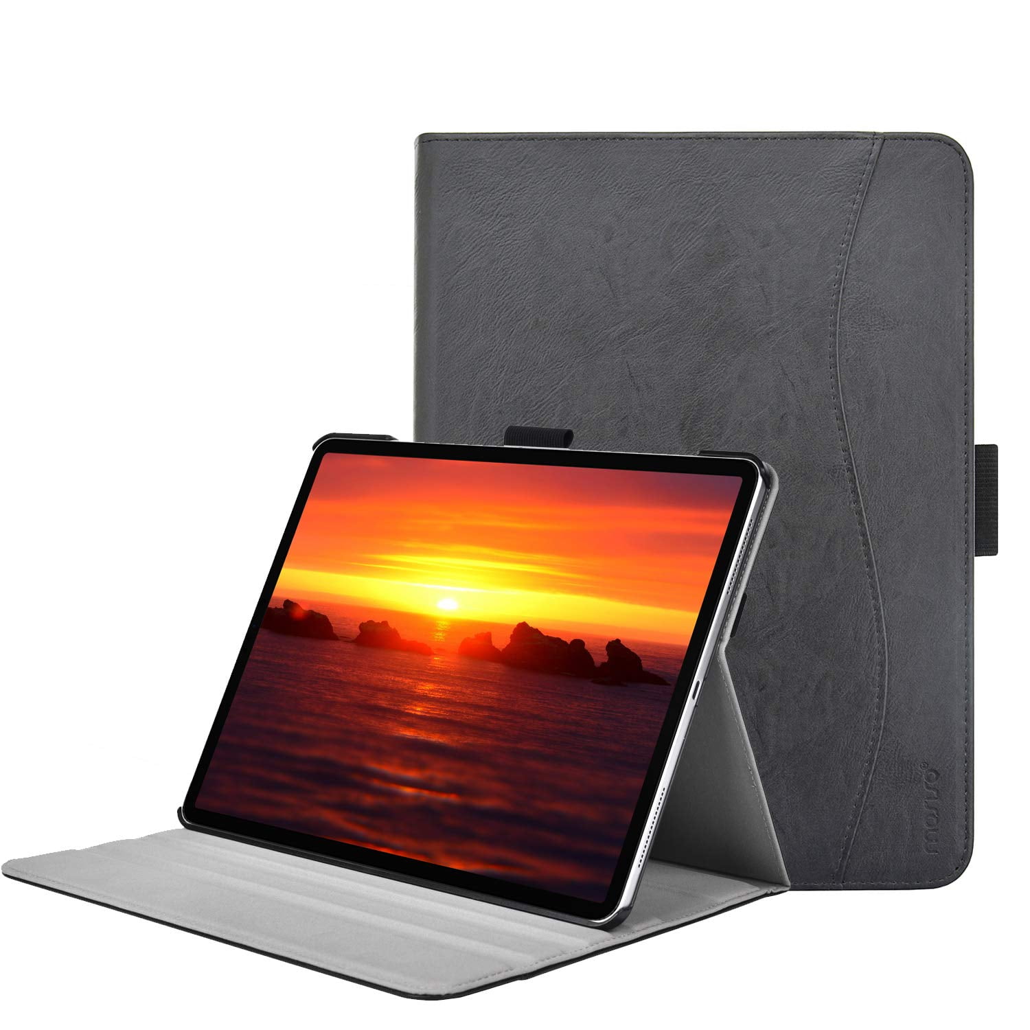 iPad 6/5 Laptop Sleeve Multifonctionnel Sac Main Polyester iPad Air 3 10.5 2019 iPad 1/2/3/4 iPad Air 2/Air Gris Surface Go 2018 MOSISO Housse Compatible avec 9.7-11 Pouces iPad Pro 