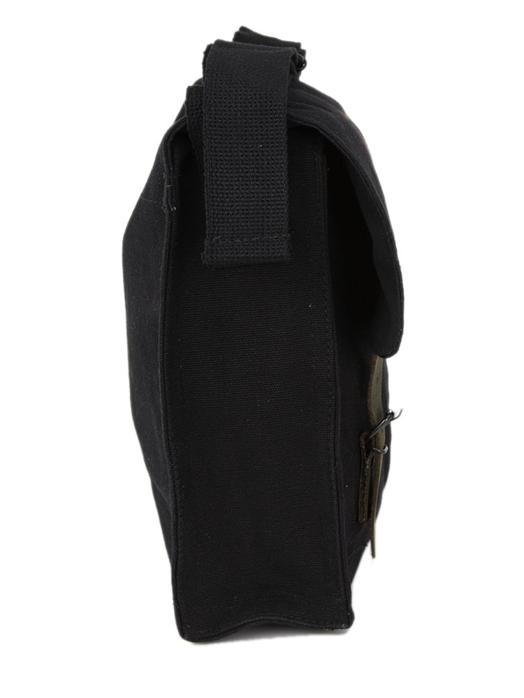 Namaste Tibet Buddha Army Heavyweight Canvas Medic Shoulder Bag in Olive /& White