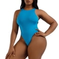 thumbnail image 1 of Vente de Liquidation 2025 Lingerie Grande Taille pour Femmes pour Décontracté, Shapewear pour Femmes Grande Taille Débardeur Sans Couture Col Rond Sans Manches Justaucorps String, sous-Vêtements Confortables pour Femmes, 1 of 5