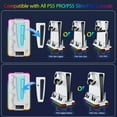 thumbnail image 3 of PS5/PS5 Pro/PS5 Slim Stand and Cooling Station, Controller Charging Station for PlayStation 5 Console, PS5 Stand Controller Charger for with 3 Levels Cooling Fan, Headset Holder for PS5 Digital/Disc, 3 of 8