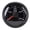 Black Dial Black Bezel, variant on M Buder Tachometer with Hour Meter 2in 52mm 8000 RPM Gauge 7 Color Backlight for Truck Boat Car White Dial Silver Bezel