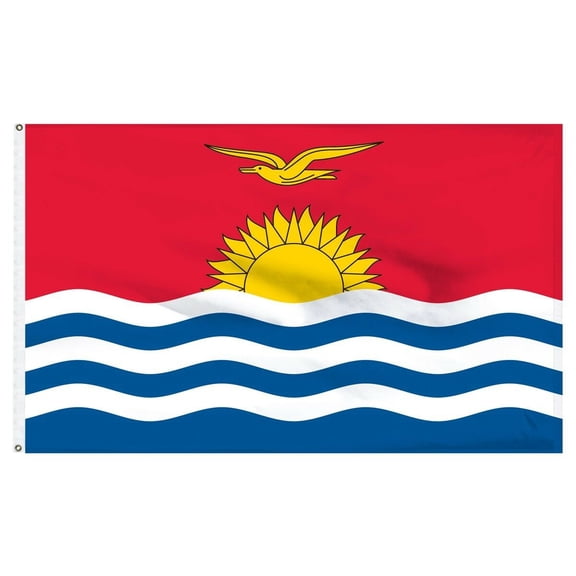 3x5 Kiribati Flag 3'x5' Banner Brass Grommets premium banner fade resistant