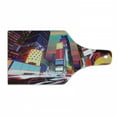 thumbnail image 1 of NYC Cutting Board, Extremely Colorful Night View in Famous Times Square New York Urban Theme Photo, Decorative Tempered Glass Cutting and Serving Board, in 3 Sizes, by Ambesonne, 1 of 2