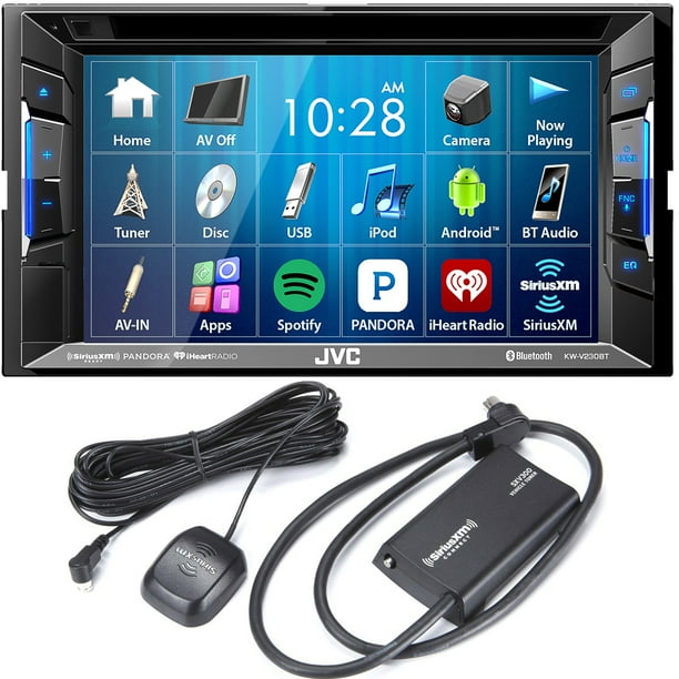 JVC KWV230BT Bluetooth DVD/CD/USB Receiver with 6.2 Inch Touch Panel