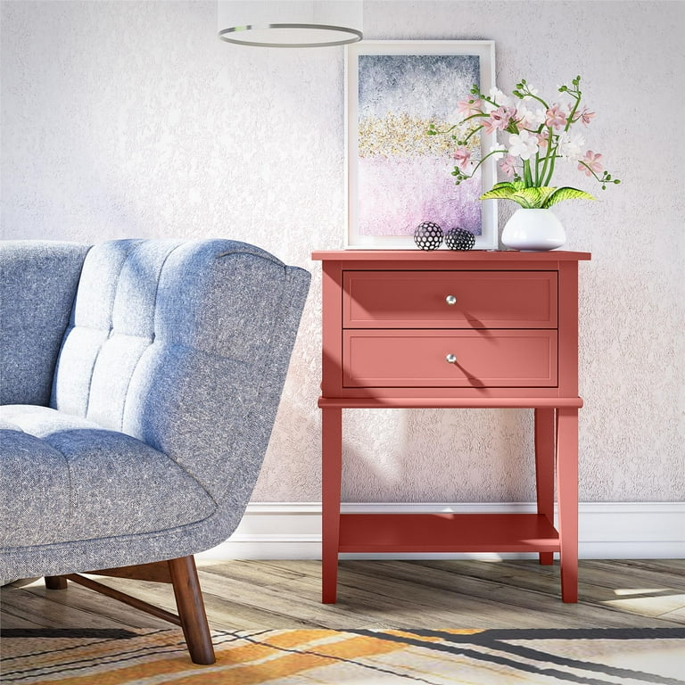 Ameriwood home franklin accent on sale table with 2 drawers