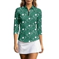 thumbnail image 3 of MuXiKeJi Clothes Lightweight ’S Themed Athletic T‑Shirt for Breathable Performance Tee for Everyday Wear,Golf Polo Shirts for Women Plus Size, 3 of 7