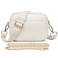 thumbnail image 1 of Bolso para Mujer Bandolera Con Correa Ancha A La Bandolera Sencilla (blanco), 1 of 9