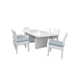 thumbnail image 2 of Table de Salle à Manger Patio Rectangulaire Monaco avec 6 Chaises Sans Bras, 2 of 2