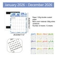 thumbnail image 4 of PLPPYFS 2026 Magnetic Calendar - 2026 Calendar, Magnetic Calendars for Fridge from Jan.2026 - Dec.2026, 8''x10'', 12 Monthly Fridge Calendars for Refrigerator, Easy Planning & Organization, 4 of 8