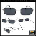 thumbnail image 2 of SA106 Mens Retro Vintage Rectangle Metal Rim Sunglasses, 2 of 7