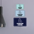 thumbnail image 2 of Classic Framed Plus Hydration Station Door or Wall Sign | Business & Public Signage - Small, 2 of 9