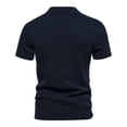 thumbnail image 6 of HomeGardon Mens Shirts Turn Down Collar,Plus Size Shirts for Men Solid Color Lapel Movemen Shirt Short Sleeve T-shirt,M-XXXXXL, 6 of 8