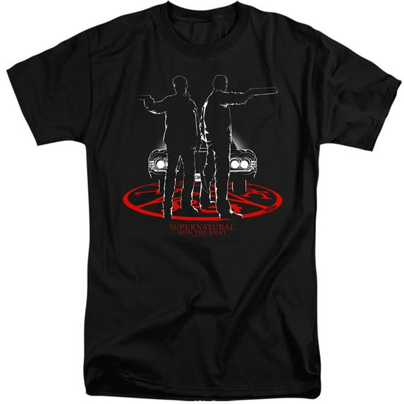 Supernatural - Silhouettes - Tall Fit Short Sleeve Shirt - XXX-Large